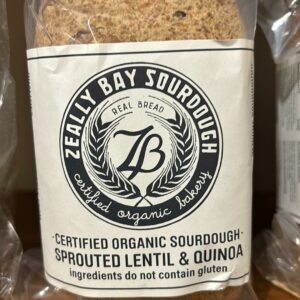 Sprouted Lentil Sourdough Bread