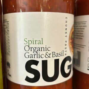 Chunky Pasta Sauce - Organic Garlic & Basil (709g)