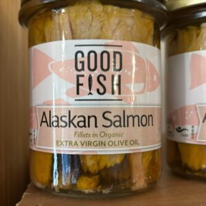 Alaskan Salmon Fillets in Extra Virgin Olive Oil (195g)